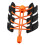 Elastische Schnürsenkel ohne Binden Orange 1