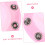 6pcs Bottles Delicate Essential Oil Containers Roller Bottles for Oils 5