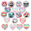 18-teiliges Patch-Set - Gestickte Aufbügler 1