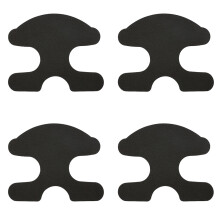 Semelles de protection pour chaussures de ski, coussinets de maintien auto-adhésifs en forme de J et coussinets de cheville en mousse p