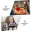 Kerstmuts met geweien, pluche, winddicht, winterkleding 4