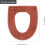 Winterwarmer WC-Sitzbezug mit Reißverschluss, Flanellmaterial 2