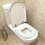 pezzi Cuscino per sedile WC in EVA impermeabile, spesso e autoadesivo per uso domestico 4