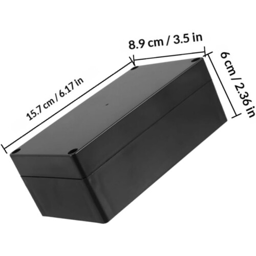 2pcs Waterproof Plastic Enclosure Box for Electrical Junctions with Spacious Interior 1