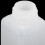 Lot de 12 flacons carrés de 100 ml en polypropylène épais pour échantillons de réactifs, avec bouchons 4