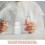 Lot de 12 flacons de réactifs fluorés blancs épais de 50 ml, à large ouverture et étanches. 8