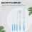 6pcs Bathroom Cleaning Sponges Convenient Handle for Comfortable Grip Handheld Multi-Function Brush 2