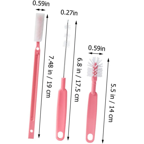 Cup Brush Straw Brush for Water Bottle Cleaning Kit Multifunctional 1