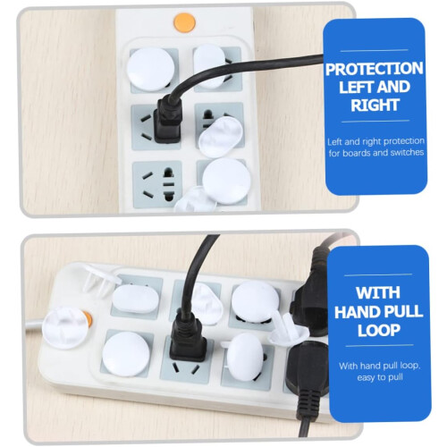 80pcs Outlet Cover Electric Plug Protector for Safety Outlet Plug Covers Corner Protector Guards 2