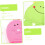 3er-Pack Cartoon-Badehandschuhe, Peeling-Duschhandschuhe, Körperpeeling-Handschuhe 8