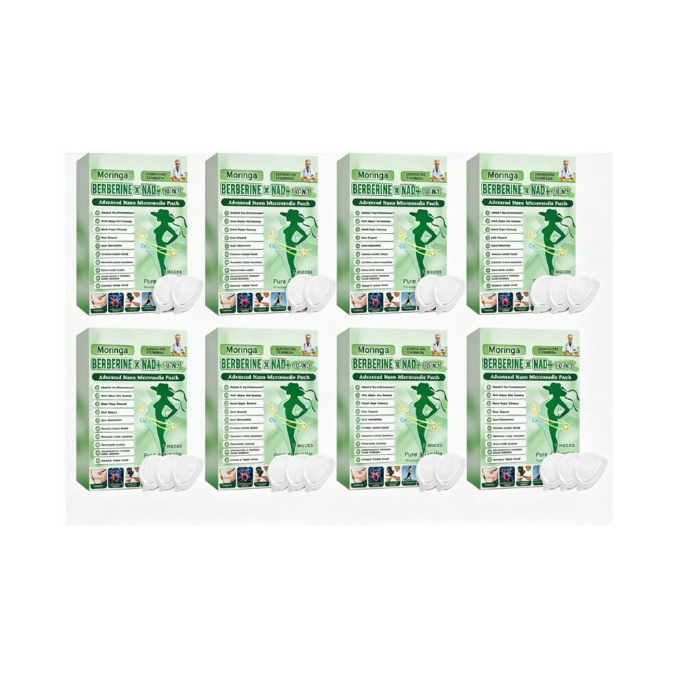 (8 box) Natural Berberine & Moringa Patches 7PCS - Daily Body Care