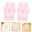 2pcs Rabbit Embroidered Exfoliating Bath Mitts Deep Cleaning Body Scrubber Gloves 8