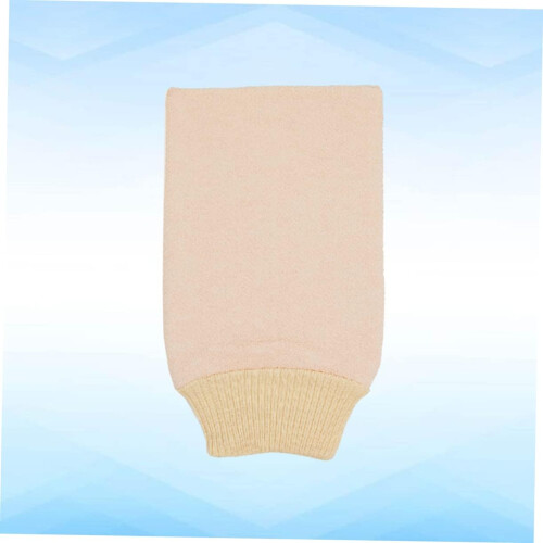 Gants de bain en coton, éponge de douche double face, couleur aléatoire 2