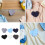 300pcs Lash Extension Glue Bottle Blocking Needles Glue Replacement Heads 3