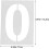 10Pcs Large Plastic Number Stencils 5 Inch Reusable Address Templates 2