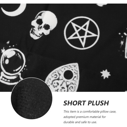 2pcs Halloween Style Pillowcase Decorative Throw Pillowcase with Creative Skeleton Pattern 2