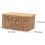Plastic Box Woven Box Desktop Storage Organizer 11.00X7.86X5.50In Large Capacity Practical 2