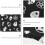 2pcs Halloween Style Pillowcase Decorative Throw Pillowcase with Creative Skeleton Pattern 7