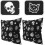 2pcs Halloween Style Pillowcase Decorative Throw Pillowcase with Creative Skeleton Pattern 8