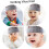 Baby Woolen Knitted Beanie Hat Giraffe Pattern Warm Winter Cap 7