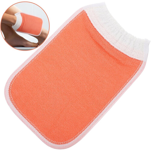 Doppelseitige Waschhandschuhe für Bad und Dusche 2