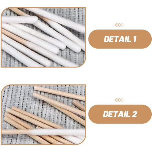 360pcs Precision Tip Cotton Swabs with Bamboo Stick Applicators 2