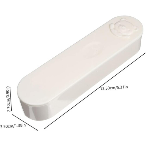 Mini Cartoon Cotton Swab Storage Box Portable Organizer for Travel Compact 2