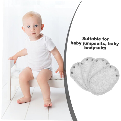 4 prolunghe con bottoni a pressione per body e tutine da neonato 1