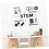 Science Wall Sticker Decals Peel and Stick, Stem Educational Wall Décor 3