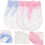 Anti-scratch Infant Mittens 2 Pairs Adjustable Drawstring Breathable Ice Silk Gloves 7