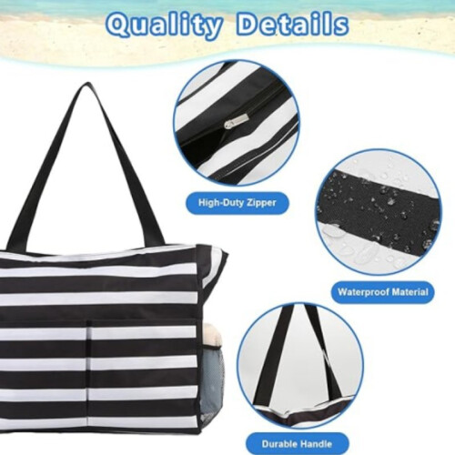 Wasserdichte und faltbare Strandtasche 2