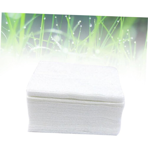 100pcs Thin Cotton Pads in Plastic Box Packing Single Layer Cosmetic Cotton 2