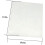 100pcs Thin Cotton Pads in Plastic Box Packing Single Layer Cosmetic Cotton 5