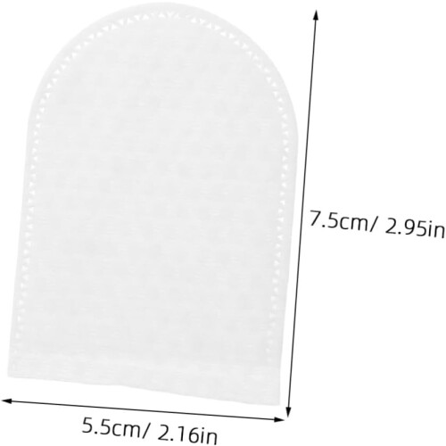 120 Stück wiederverwendbare, weiche Make-up-Entferner-Pads mit U-förmigem Einsatzbeutel 1
