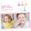 100pcs Tooth Storage Case Keepsake Box Plastic Tooth Box Storage for First 4