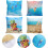 4 stk. putetrekk til sofa 18x18 tommer 7