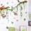 2 Sheets/Set Animal Decals Wall Decorations Assorted Color PVC Material 7