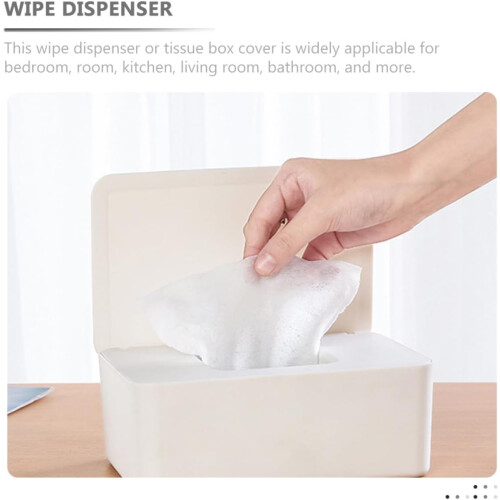 2er-Packung Reise-Feuchttücherspender, Taschentuchbox-Deckel aus PP-Material 2