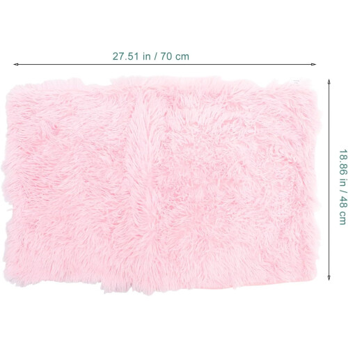2pcs Plush Pillow Case Rectangular Pillow Cover 20x30inch Soft and Skin-Friendly Polyester Decorative 1