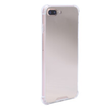 Phone Case For  7  8  Airbag Case Anti Shock Crash Mirror Cover Case Silicone Protective Cover 7Plus/8Plus Gold