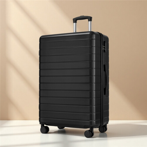 28Inch Lightweight ABS Hard Shell Suitcase With 4 Wheels And 3-digit Combination Lock