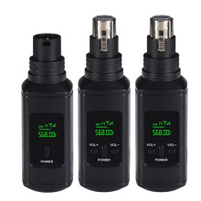 Nouveau Système de Convertisseur de Microphone Sans Fil XLR Émetteur et Récepteur pour Microphone Dynamique et à Condensateur 5 V