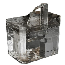 Fontaine à Eau Automatique pour Chat Fontaine à Eau pour Chat USB Anti-Brûlure à Sec Recirculation Filtration Distributeur D'Eau avec Pompe B