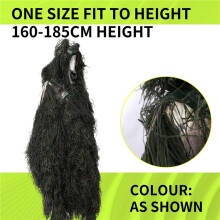 Cape de Chasse D'ExtĂ©rieur pour Adulte, Tenue de Photographie, VĂȘtements Ghillie, Camouflage, Chasseur, Jungle, Poncho de Chasse