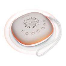 White Noise Machine Portable Serenity Sound Machine with 20 Relaxing Sounds & RGB LED Lights for Babies Adult Relax