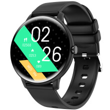 Smartwatch mit Bluetooth-Telefonie, SpO2- und Herzfrequenzmessung, 1.39 inch Rund-TFT, 210mAh Akku, Magnetisches Laden - JYouPro App kompatibel mit...