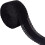Schwarzes Stoffband, 5 Yards, mit gewelltem Rand 1