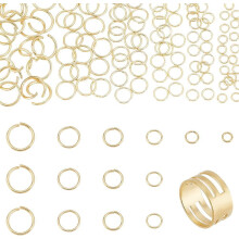 120 Stück Edelstahl-Binderinge 4–10 mm für Schmuck