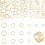 120 Stück Edelstahl-Binderinge 4–10 mm für Schmuck 1