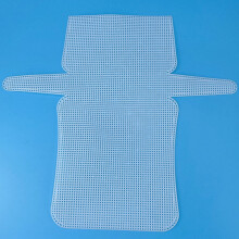 Feuilles de toile plastique à mailles pour sacs faits main (10 pièces)